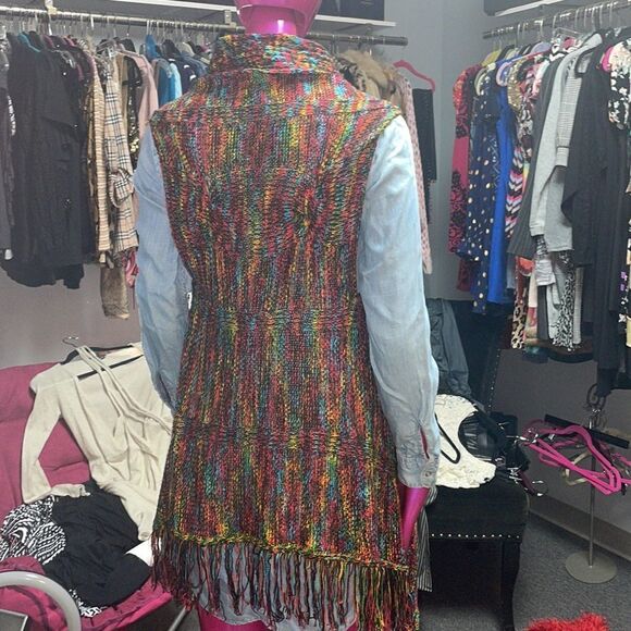 West 36 crotchet fringe vest - Picture 4 of 11